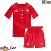 Camiseta Suiza Ricardo Rodriguez #13 Primera Equipación para niños Mundial 2026 manga corta (+ pantalones cortos)